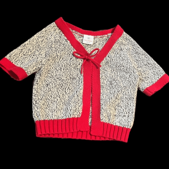 Hanna Andersson 3-6 months Retro Cardigan, Red Sweater - Picture 3 of 3